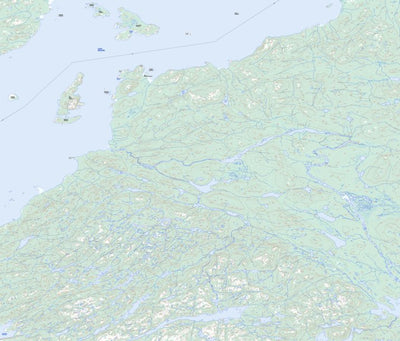 Natural Resources Canada Neveisik Island, NL (013G15 Toporama) digital map