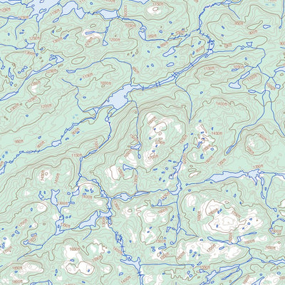Natural Resources Canada Neveisik Island, NL (013G15 Toporama) digital map