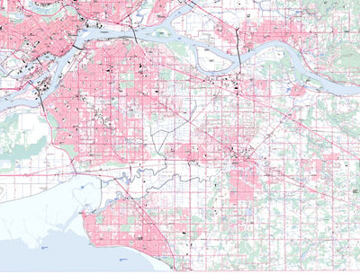 Natural Resources Canada New Westminster (092G02 Toporama) digital map