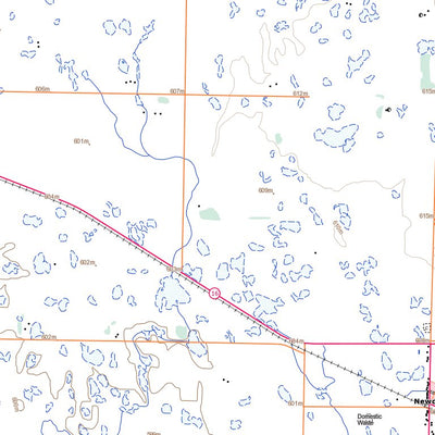 Natural Resources Canada Newdale, MB (062K08 Toporama) digital map