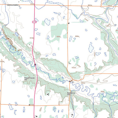 Natural Resources Canada Newdale, MB (062K08 Toporama) digital map