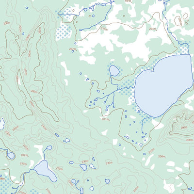 Natural Resources Canada Ney Lake, MB (053K09 Toporama) digital map