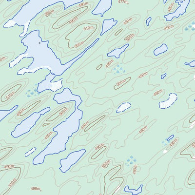 Natural Resources Canada Nichol Lake, SK (074I03 Toporama) digital map