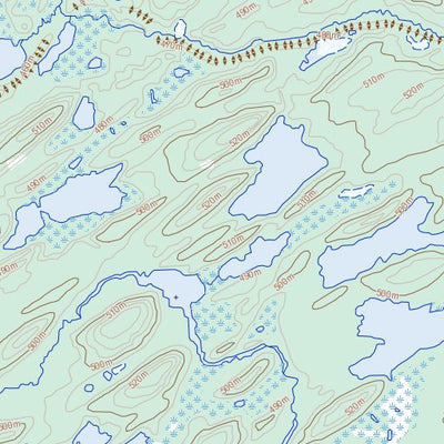 Natural Resources Canada Nichol Lake, SK (074I03 Toporama) digital map