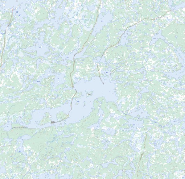 Nicklin Routes Nicklin Lake, MB (064J13 Toporama) Map by Natural Resources Canada ...
