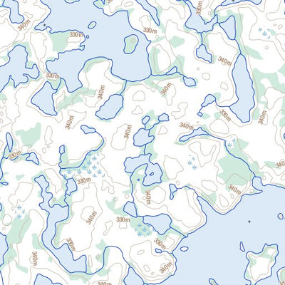 Natural Resources Canada Nicol Lake, NT (065E11 Toporama) digital map