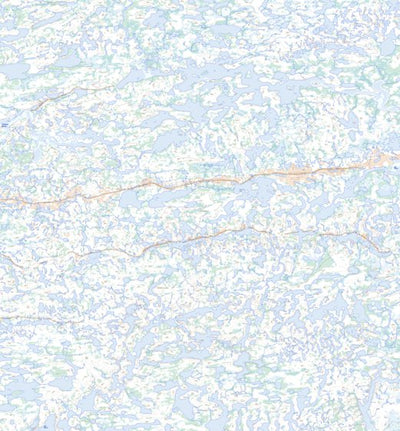 Natural Resources Canada Nieznany Lake, NT (075I06 Toporama) digital map