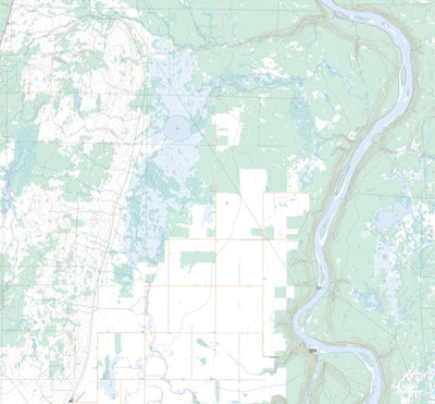 Natural Resources Canada Nina Lake, AB (084F06 Toporama) digital map