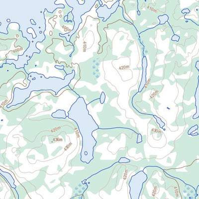 Natural Resources Canada Nixon Lake, NT (065E12 Toporama) digital map