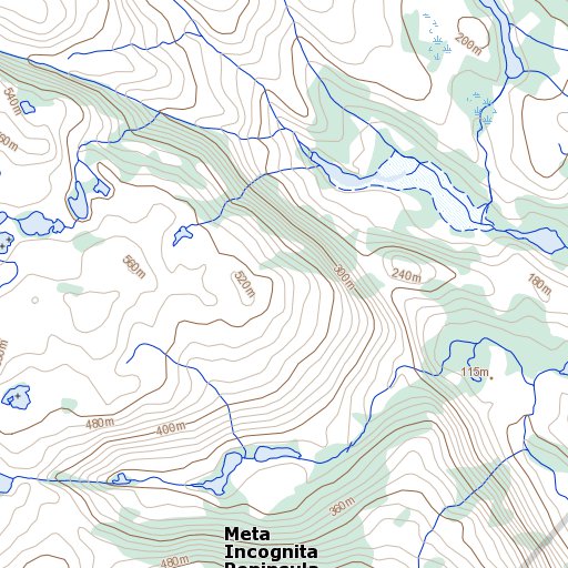 Noble Inlet (025J01 Toporama) Map by Natural Resources Canada | Avenza Maps