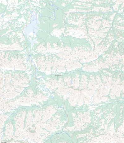 Natural Resources Canada North Fork Pass, YT (116B09 Toporama) digital map