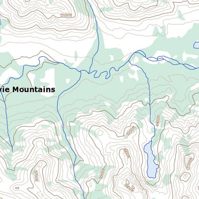 Natural Resources Canada North Fork Pass, YT (116B09 Toporama) digital map