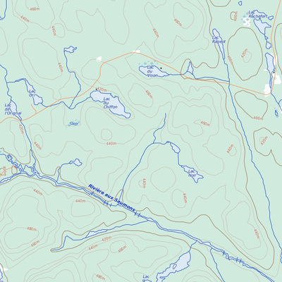 Natural Resources Canada Notre-Dame-De-La-Doré, QC (032A10 Toporama) digital map