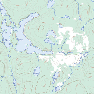 Natural Resources Canada Notre-Dame-De-La-Doré, QC (032A10 Toporama) digital map