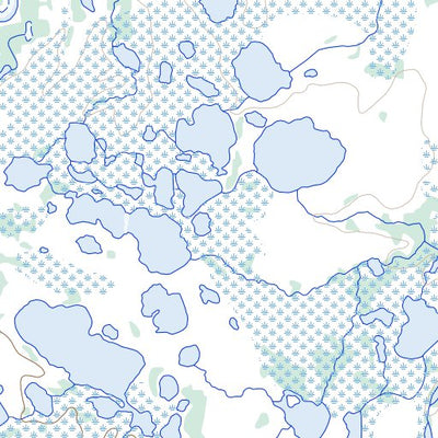 Natural Resources Canada Nowell Lake, MB (054L10 Toporama) digital map