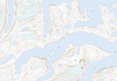 Natural Resources Canada Nudlung Fiord (027A05 Toporama) digital map