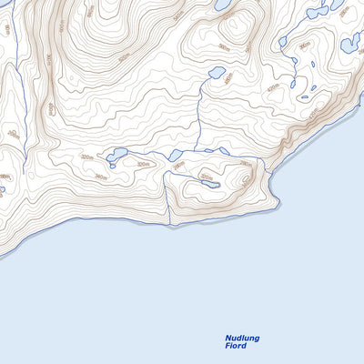 Natural Resources Canada Nudlung Fiord (027A05 Toporama) digital map