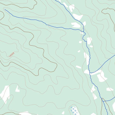 Natural Resources Canada Nukon Creek, YT (116P04 Toporama) digital map