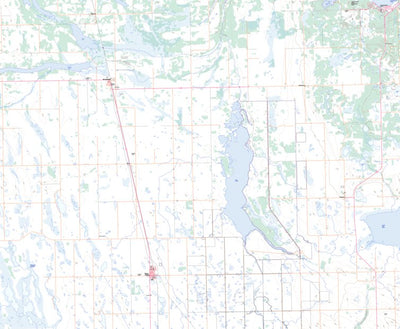 Natural Resources Canada Nut Lake, SK (063D05 Toporama) digital map