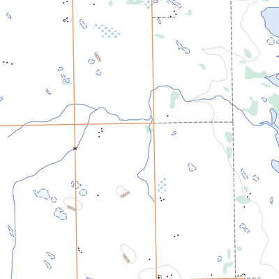 Natural Resources Canada Nut Lake, SK (063D05 Toporama) digital map