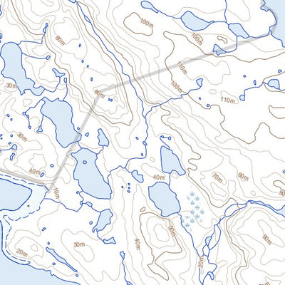 Natural Resources Canada Nuvudlik Island, NU (056H08 Toporama) digital map