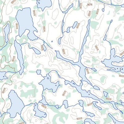 Natural Resources Canada O'Connor Lake, NT (075E05 Toporama) digital map