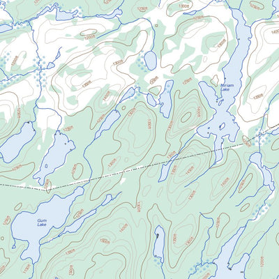 Natural Resources Canada Obakamiga Lake, ON (042F03 Toporama) digital map
