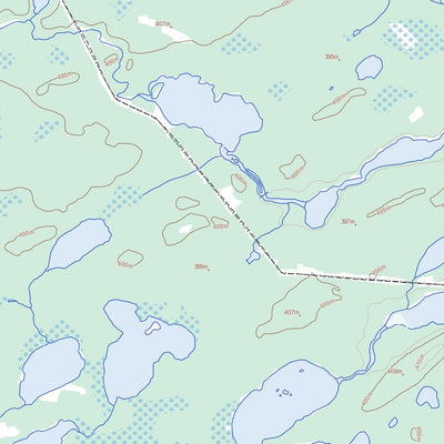 Natural Resources Canada Obaskaka Lake, ON (052O06 Toporama) digital map