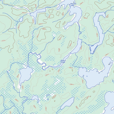 Natural Resources Canada Ogoki Lake, ON (042L14 Toporama) digital map