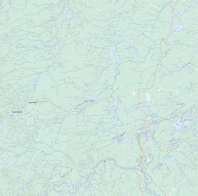 Natural Resources Canada Old Faddy Lake, BC (104P14 Toporama) digital map