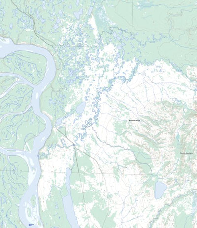 Natural Resources Canada Old Fort Point, NT (096C10 Toporama) digital map