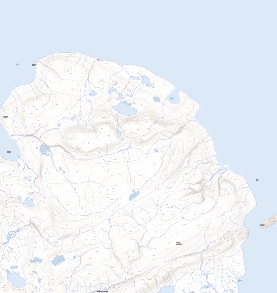 Oliver Harbour (069B07 Toporama) Map by Natural Resources Canada ...