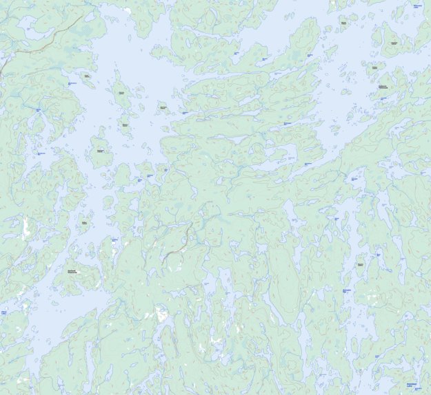 Oliver Lake, SK (064D14 Toporama) Map by Natural Resources Canada ...