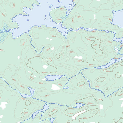 Natural Resources Canada Ollen Lake, ON (053C02 Toporama) digital map