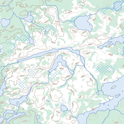 Natural Resources Canada Ollen Lake, ON (053C02 Toporama) digital map