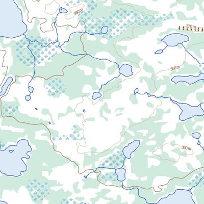 Natural Resources Canada Olson Lake, NT (075I14 Toporama) digital map