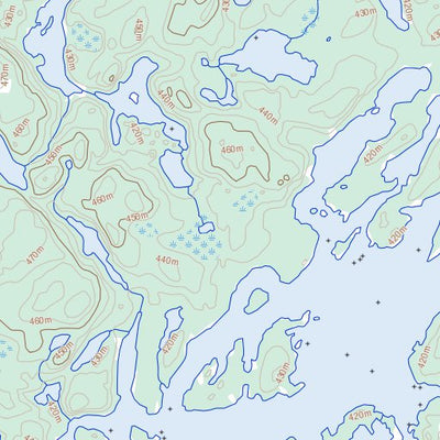 Natural Resources Canada Oman Lake, SK (074O10 Toporama) digital map