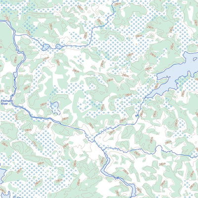 Natural Resources Canada One Hole Lake, MB (063A08 Toporama) digital map
