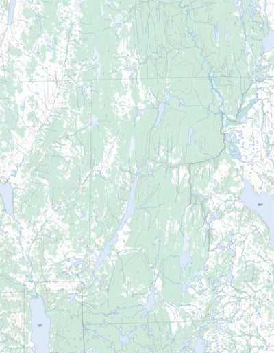 Natural Resources Canada Onhda Lake (106P03 Toporama) digital map