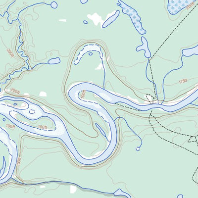 Natural Resources Canada Ontadek Lake, NT (106I08 Toporama) digital map