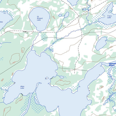 Natural Resources Canada Opasatika, ON (042G10 Toporama) digital map