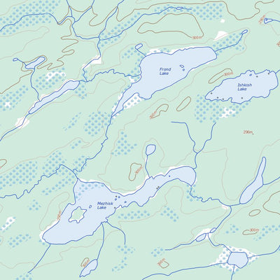 Natural Resources Canada Opikeigen Lake, ON (052P09 Toporama) digital map