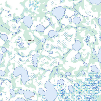 Natural Resources Canada Opinnagau Lake, ON (043F16 Toporama) digital map