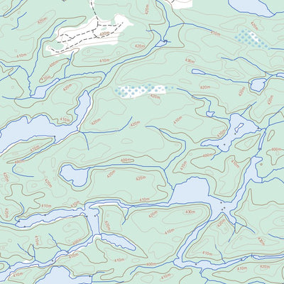 Natural Resources Canada Otatakan Lake, ON (052J13 Toporama) digital map