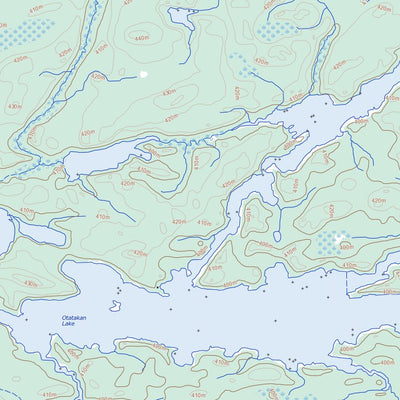 Natural Resources Canada Otatakan Lake, ON (052J13 Toporama) digital map