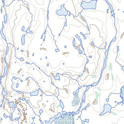 Natural Resources Canada Overby Lake, NU (076I12 Toporama) digital map