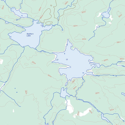 Natural Resources Canada Ozhiski Lake, ON (052P15 Toporama) digital map