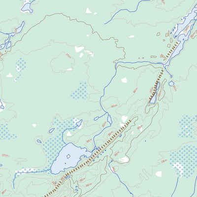 Natural Resources Canada Ozhiski Lake, ON (052P15 Toporama) digital map
