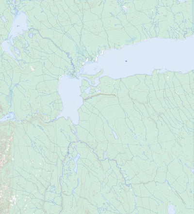 Natural Resources Canada Paeenfee Lake, NT (095O02 Toporama) digital map