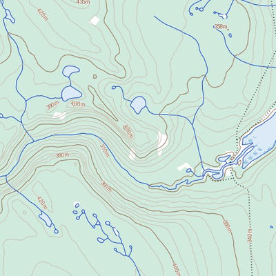 Natural Resources Canada Paeenfee Lake, NT (095O02 Toporama) digital map